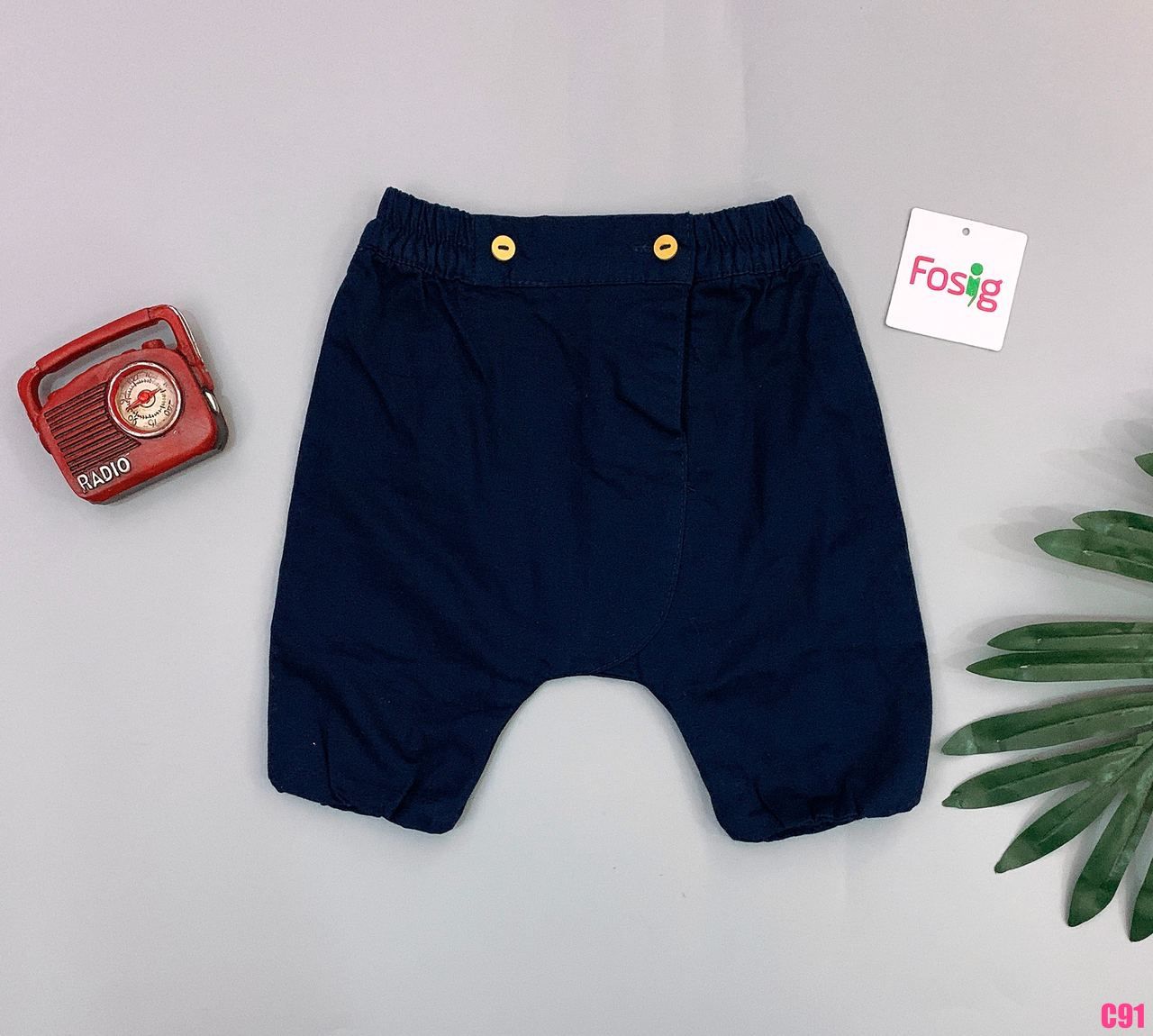  [0-3m] Quần Jogger Bé Trai Kiabi - Navy 