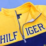  [6-9m] Đồ Bộ Nỉ Bé Trai Tommy Hilfiger - Navy Hilfiger 