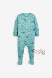  [nb-6m] Sleepsuit Next Baby Bé Trai - Xanh Cá Voi 