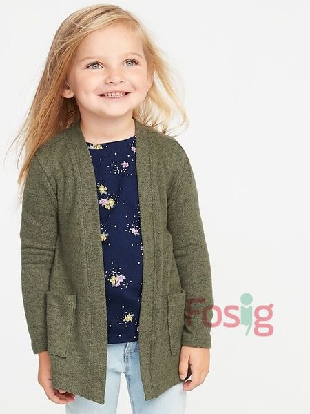  [13-14kg ; 17-25kg] Áo Cardigan Len Old Nvy  Xanh Rêu 