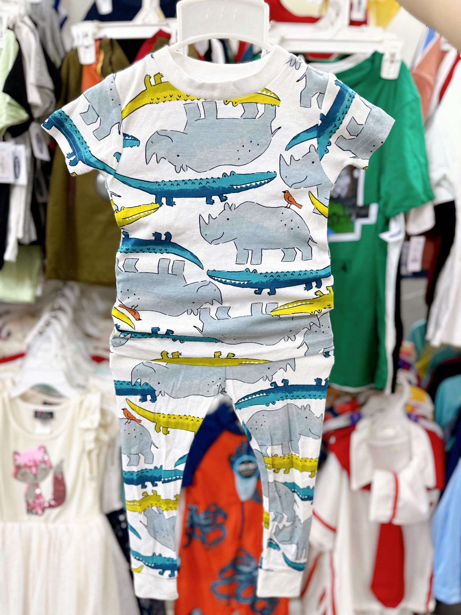 6-17kg; 28-30kg Set 2 đồ bộ tay ngắn quần dài cho bé trai-S2b02T