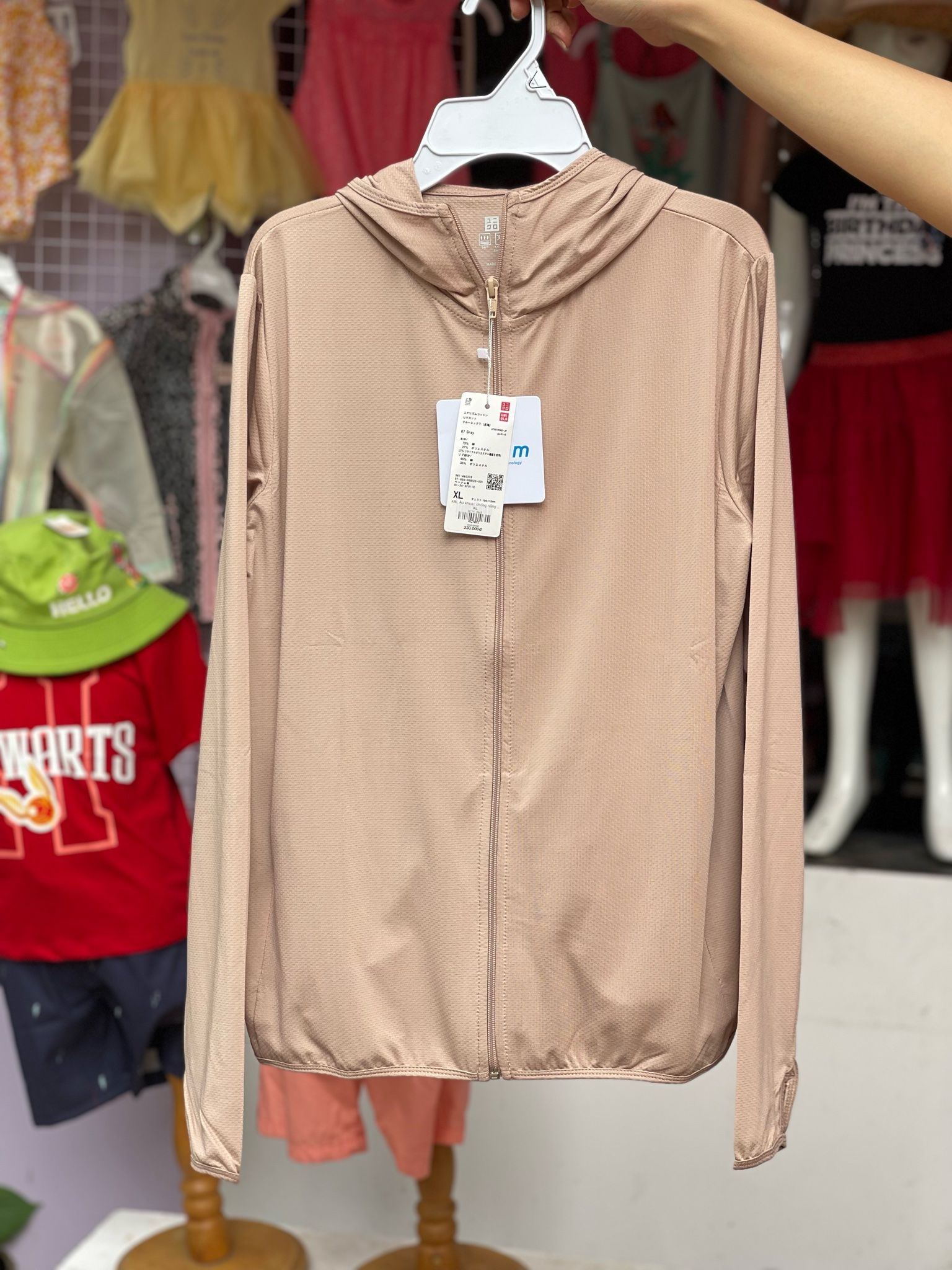 XXL Áo khoác chống nắng người lớn cho nữ Uni- Be ACN