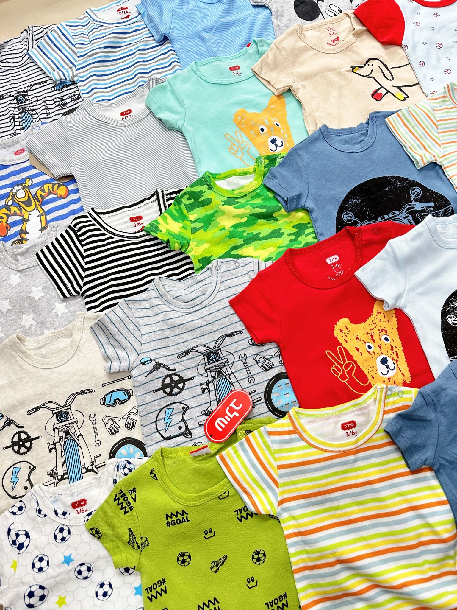 7-15kg Set 3 Romper bé trai siêu quậy- Set ngẫu nhiên S3R1G