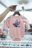  [3-6m] Bodysuit Tay Dài Bé Gái GP - Sọc Hồng Chim 