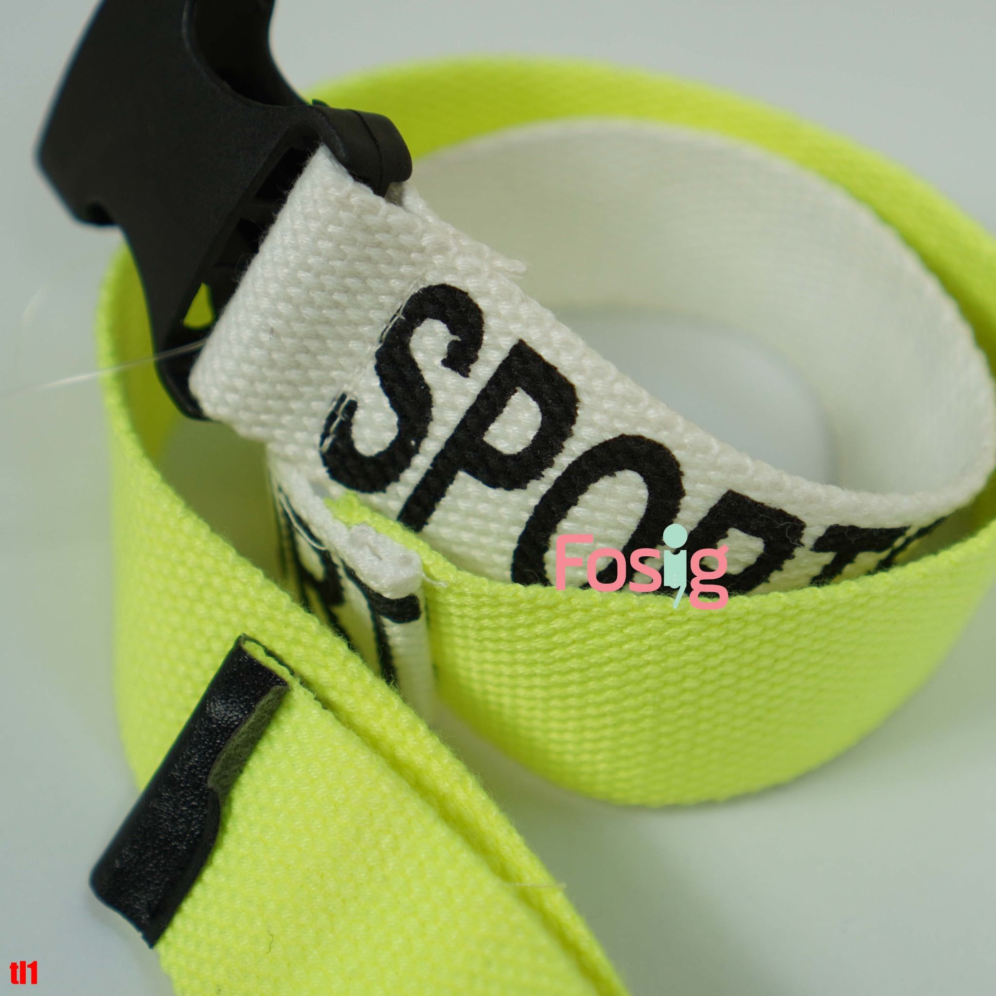 Thắt lưng vải cho bé trai- Vàng kem Sportswear