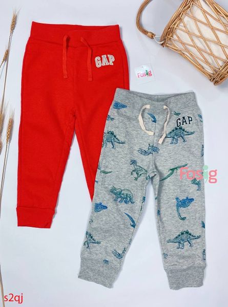  [6m-18m; 3-4T] Set 2 Quần Jogger Nỉ Bé Trai GP - Combo màu ngẫu nhiên 