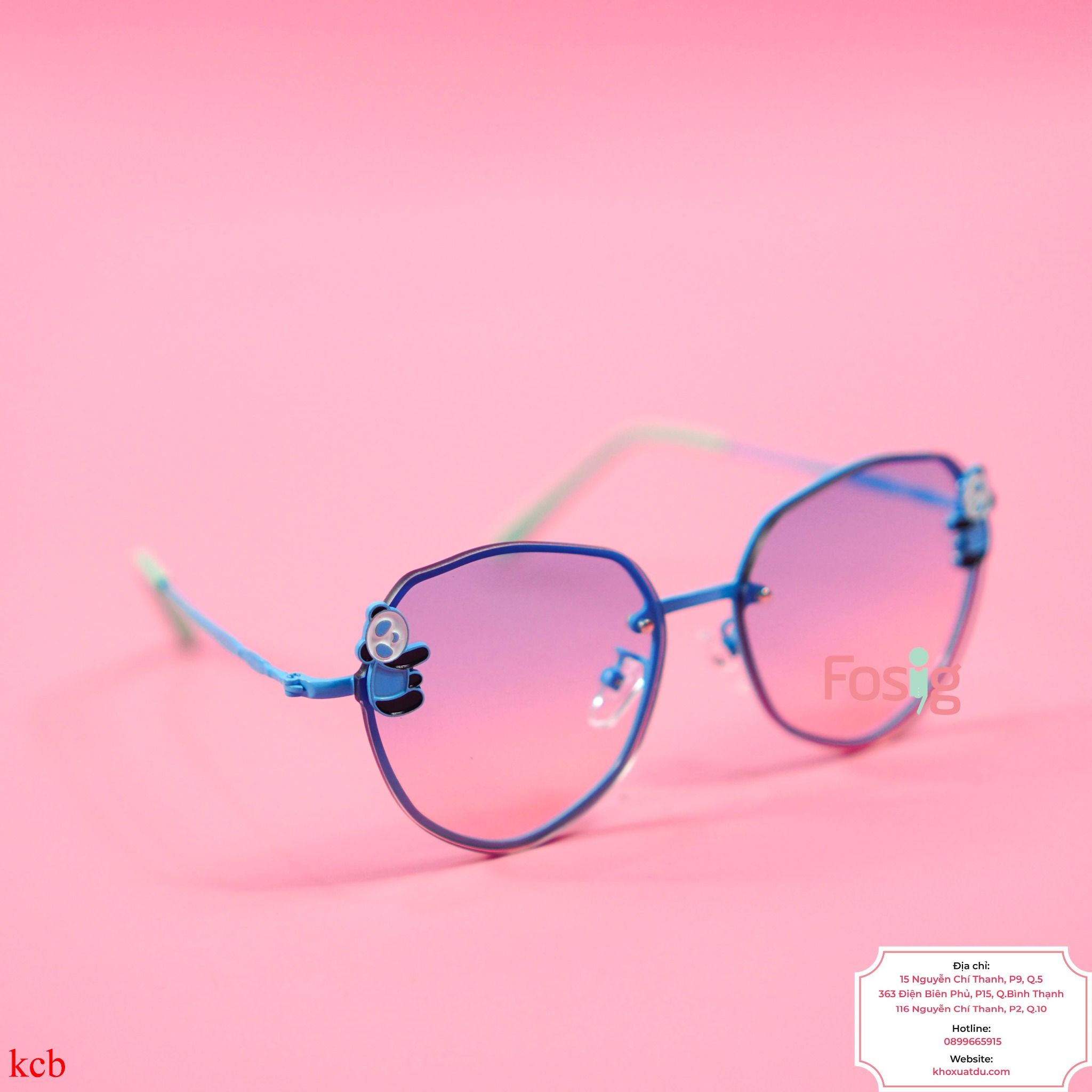 Mắt Kính Cho Bé Unisex - Xanh Gấu Trúc