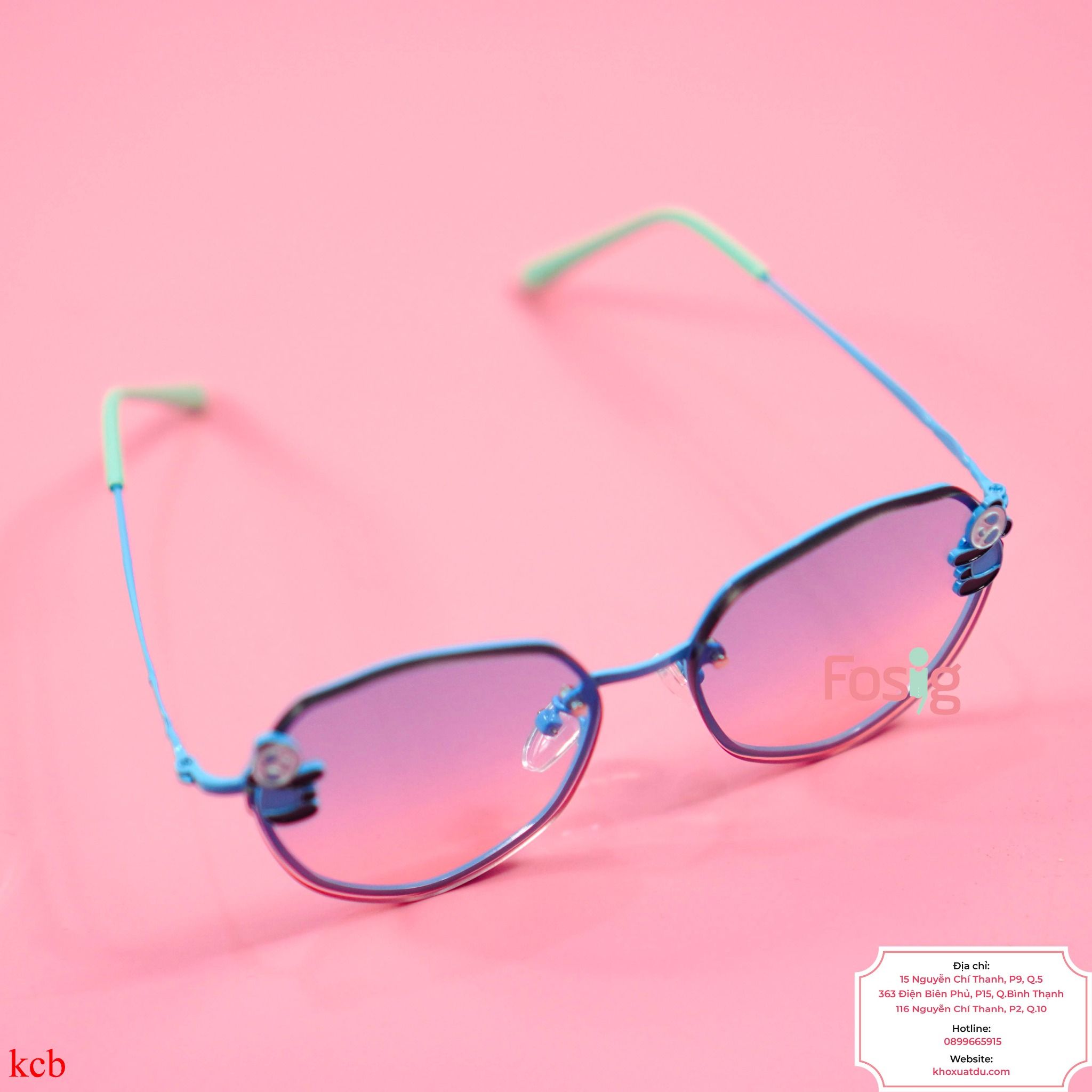 Mắt Kính Cho Bé Unisex - Xanh Gấu Trúc
