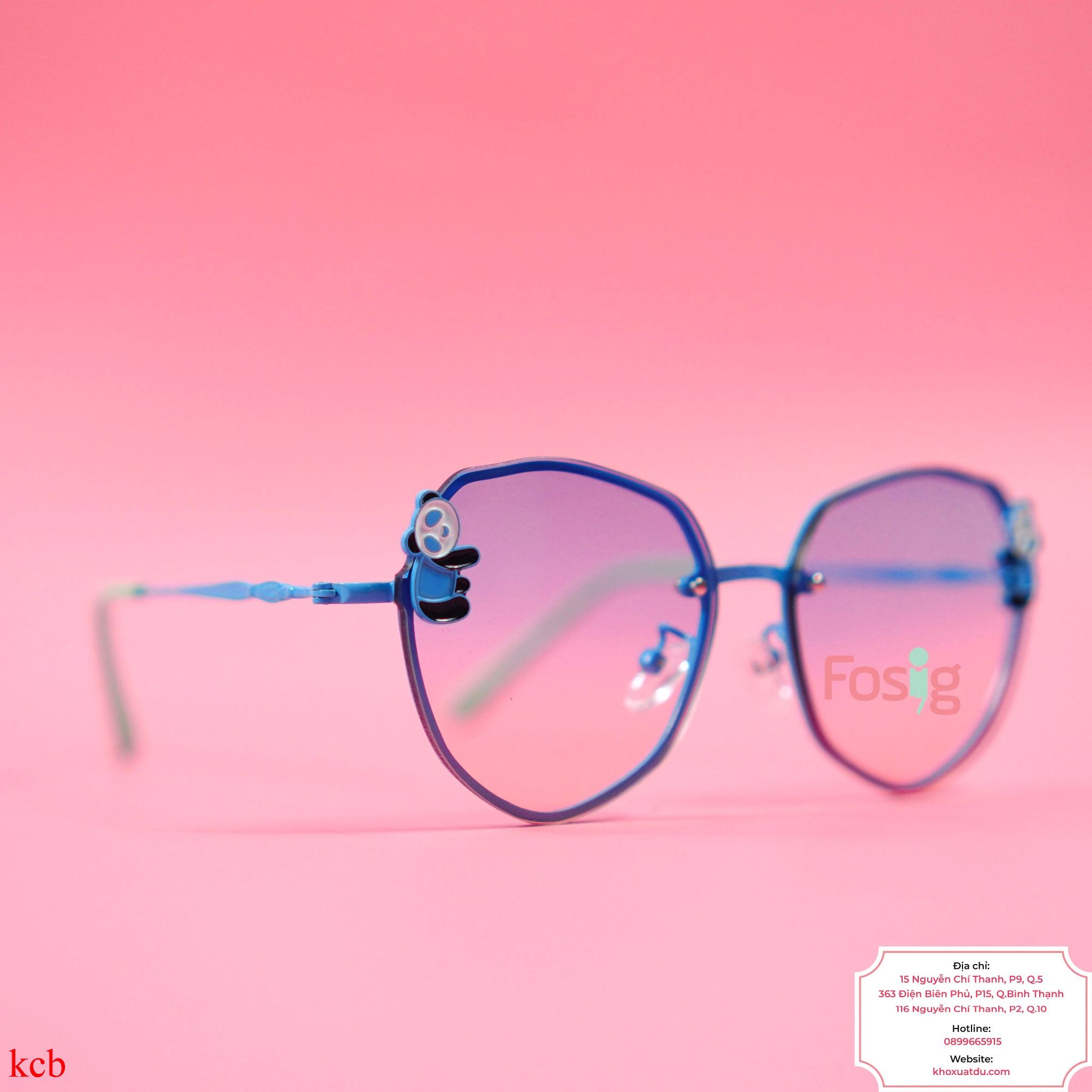 Mắt Kính Cho Bé Unisex - Xanh Gấu Trúc