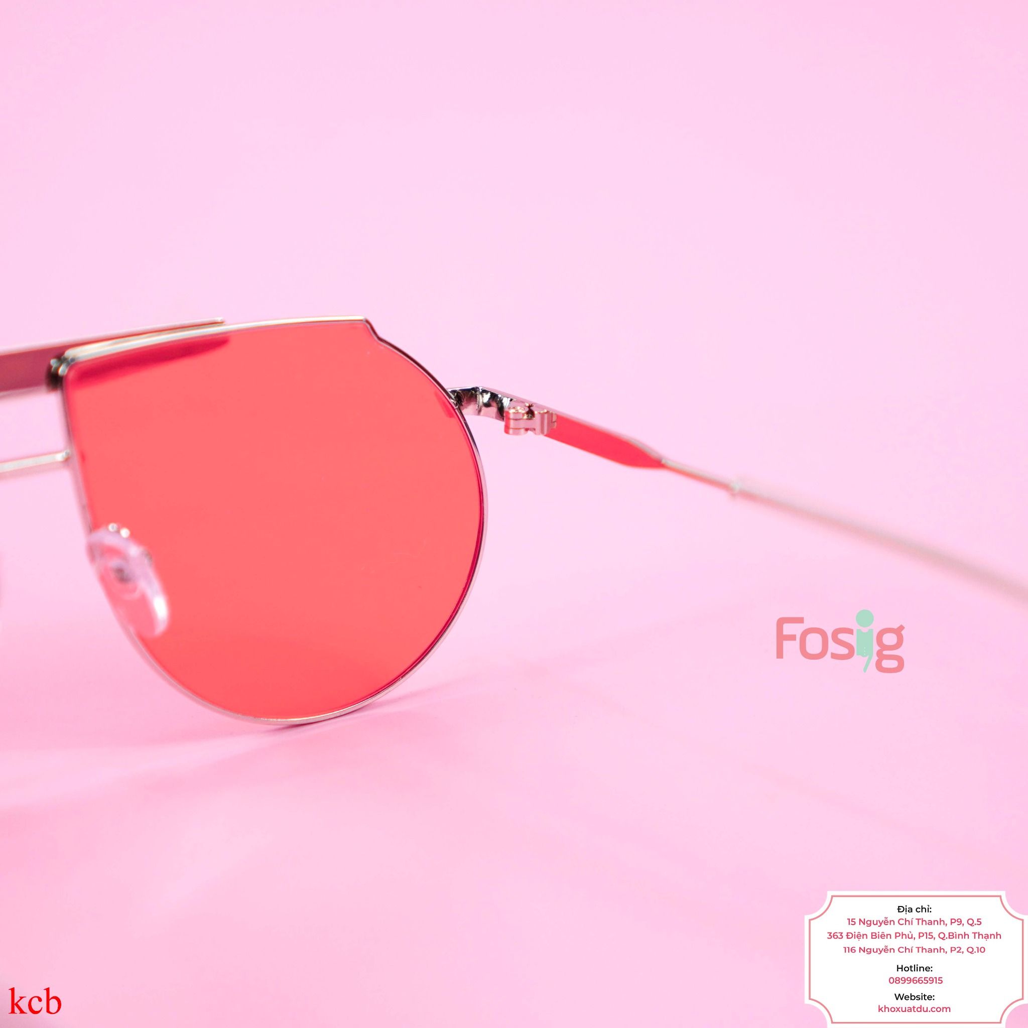 Mắt Kính Cho Bé Unisex - Hồng Đỏ HD06