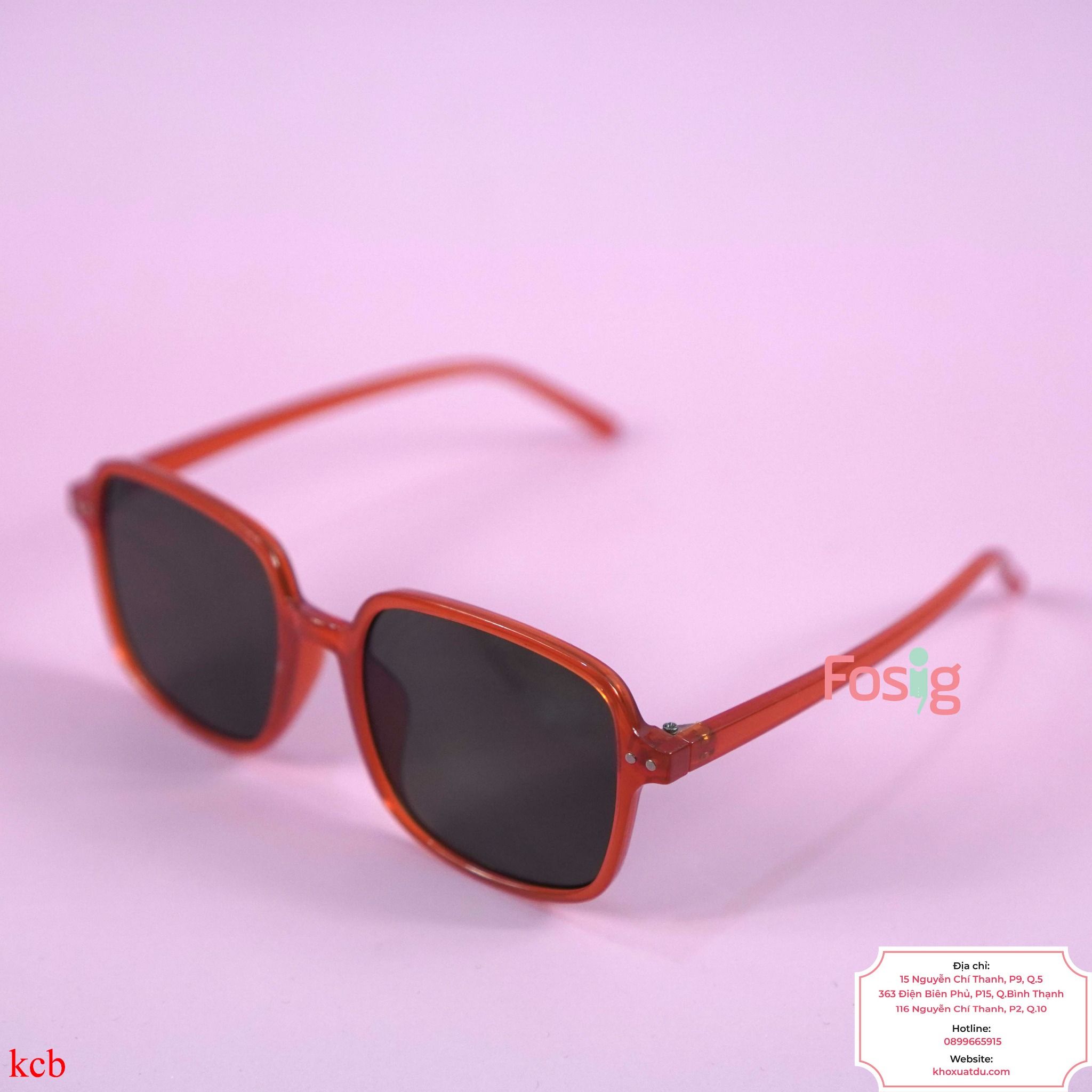 Mắt Kính Cho Bé Trai Unisex - Nâu Đen ND01
