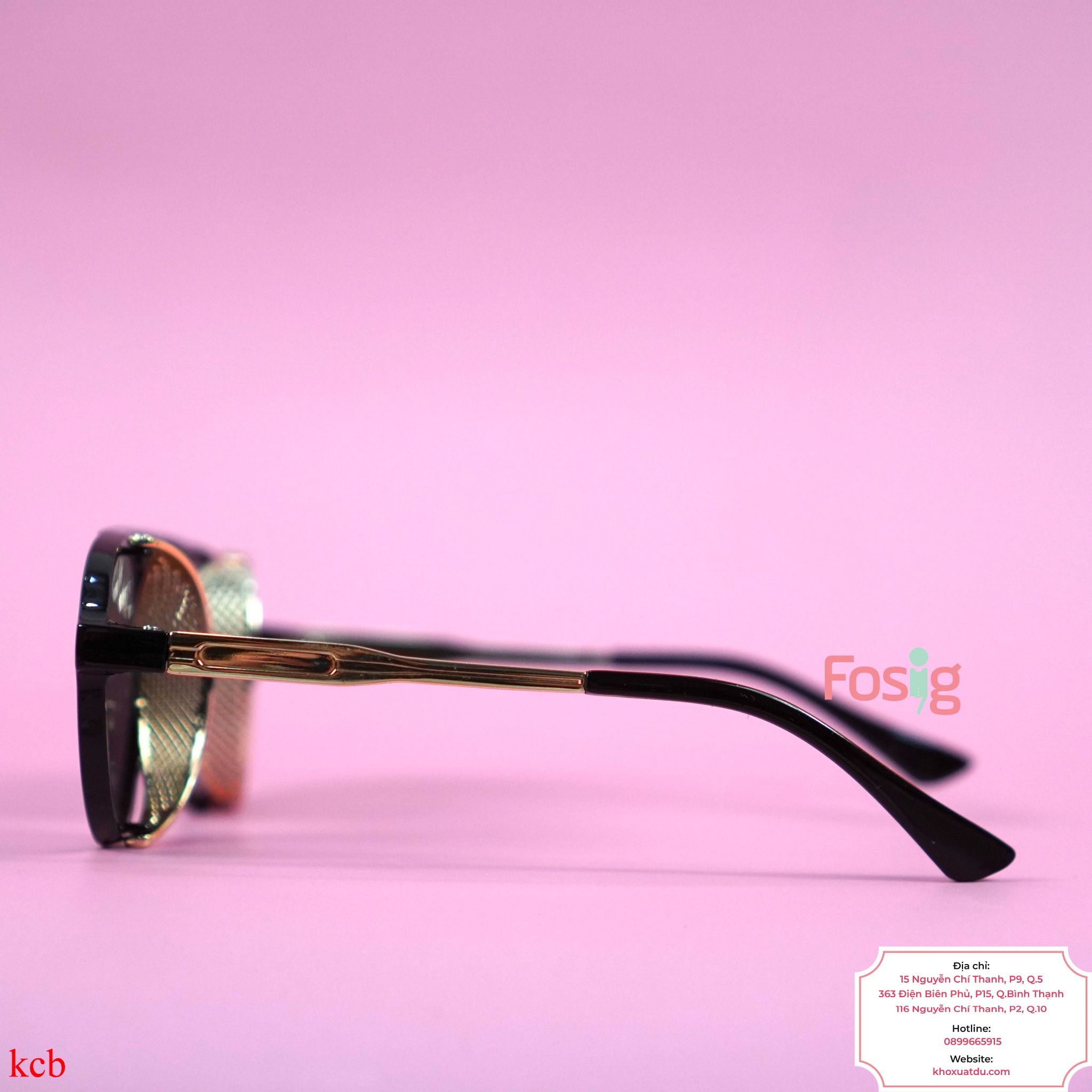  Mắt Kính Cho Bé Trai Unisex - Đen D002 