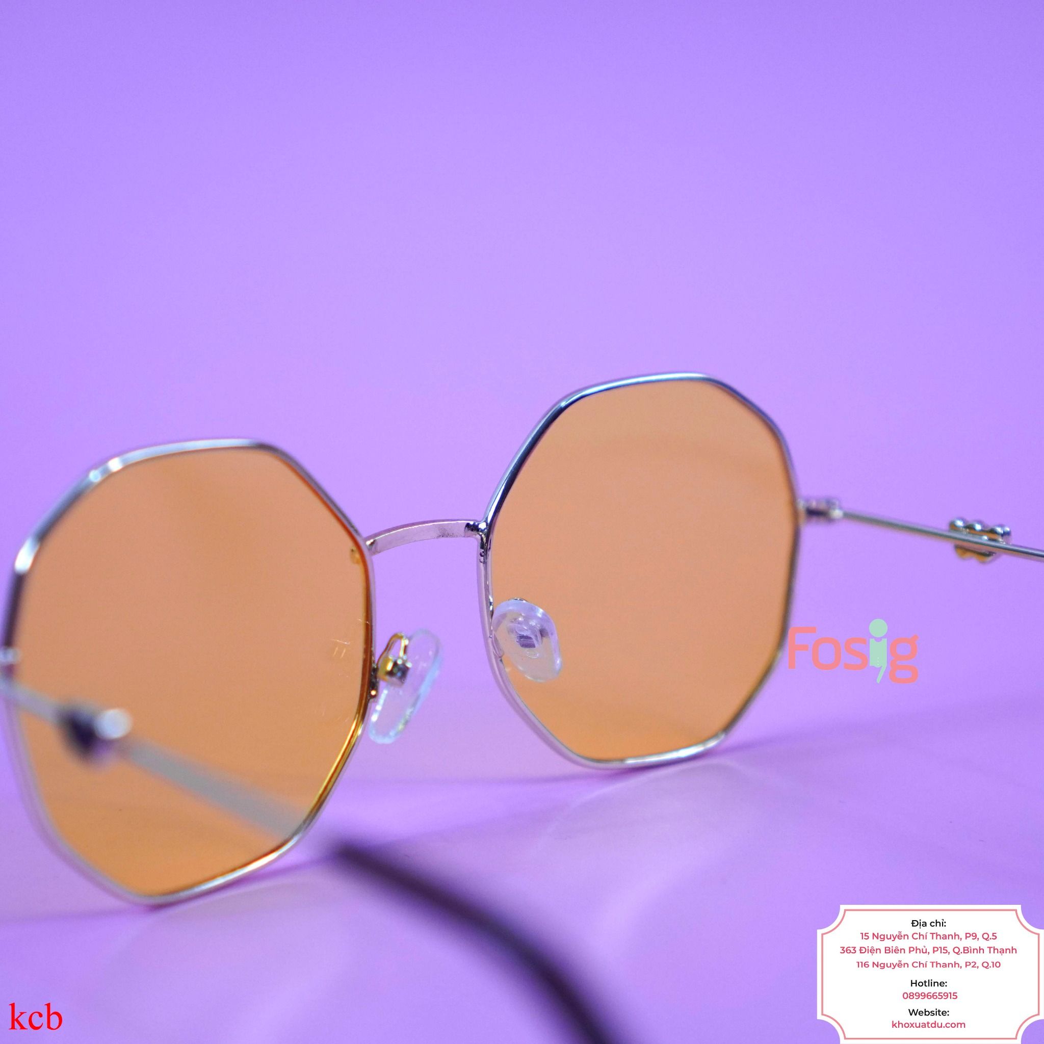  Mắt Kính Cho Bé Trai Unisex - Vàng Đồng VD03 