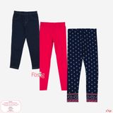  [19-27kg] Set 3 Quần Legging Bé Gái Cter260 - Combo màu ngẫu nhiên 