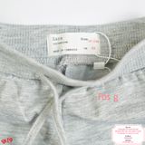  [9-10kg] Quần Short Thun Bé Trai Zra120 - Xám Trơn 