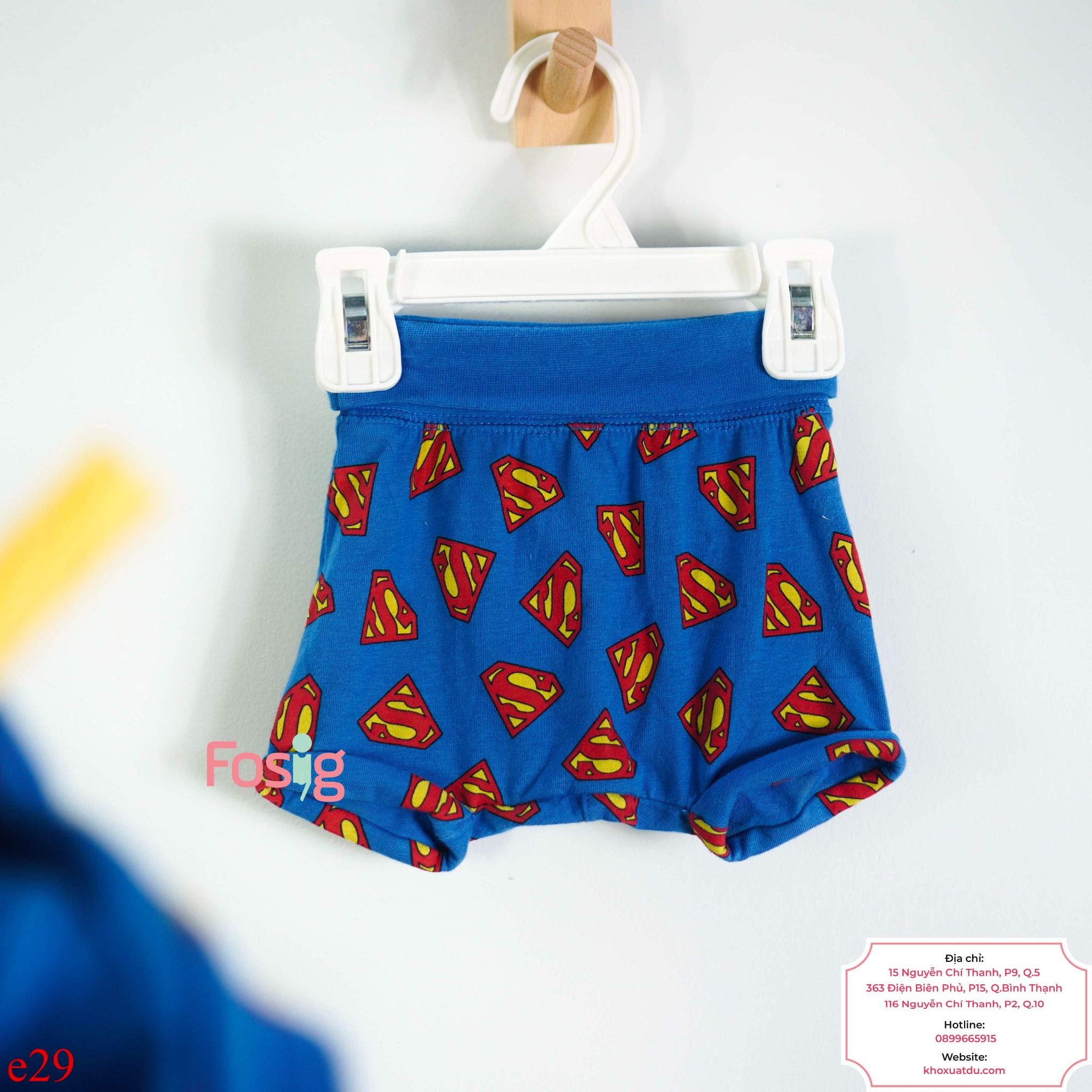  [0-4m] Set 2 Món Bodysuit Kèm Yếm Cổ HM - Xanh Super 