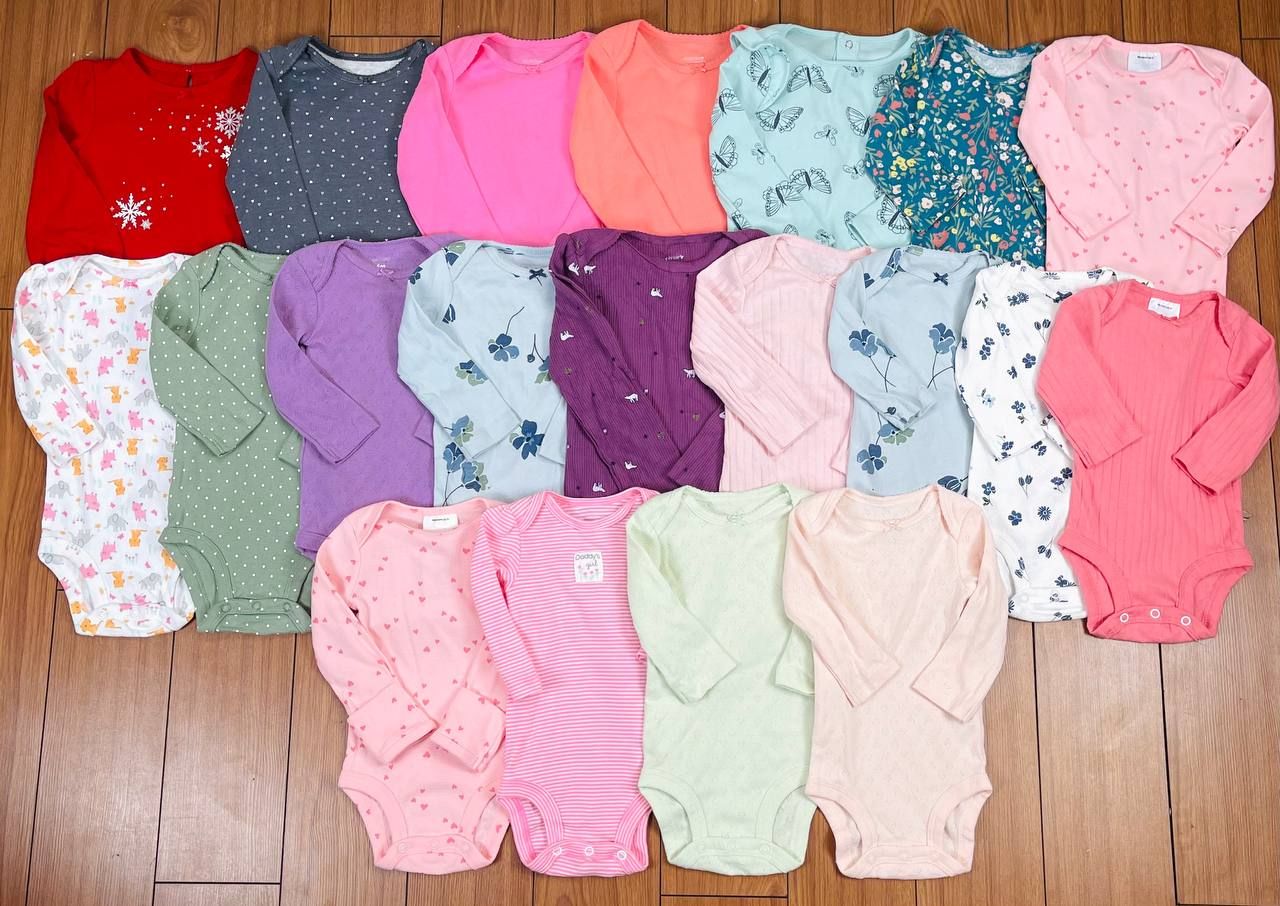  [3m-24m] Bodysuit Tay Dài, Tay Ngắn Hàng Tuyển Chọn Bé Trai Gái Giá 30K/Cái (rẻ hơn khi mua COMBO 10 cái giá chỉ 285k) 