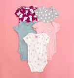  [0-24m] Bodysuit Lẻ Tay Ngắn Bé Gái Cter - Hàng tuyển chọn 