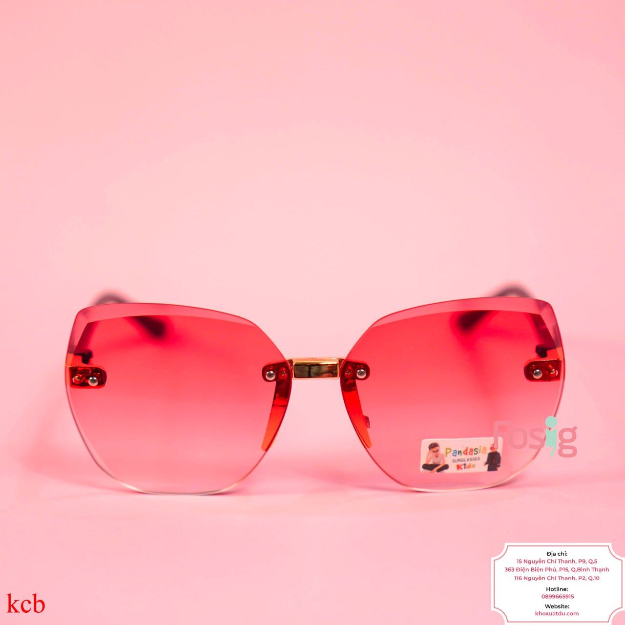Mắt Kính Cho Bé Trai Unisex - Đỏ Vàng DV03