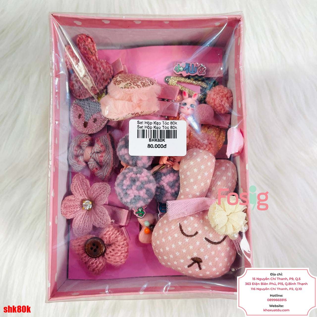 Set Hộp Kẹp Tóc 80k