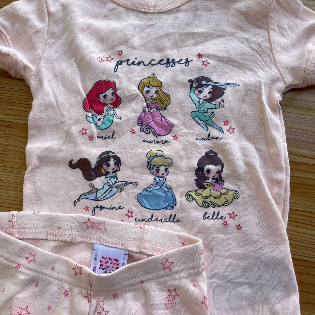 [9-16kgSet Đồ Bộ Đùi Bé Gái Baby GP - Hồng Princesses