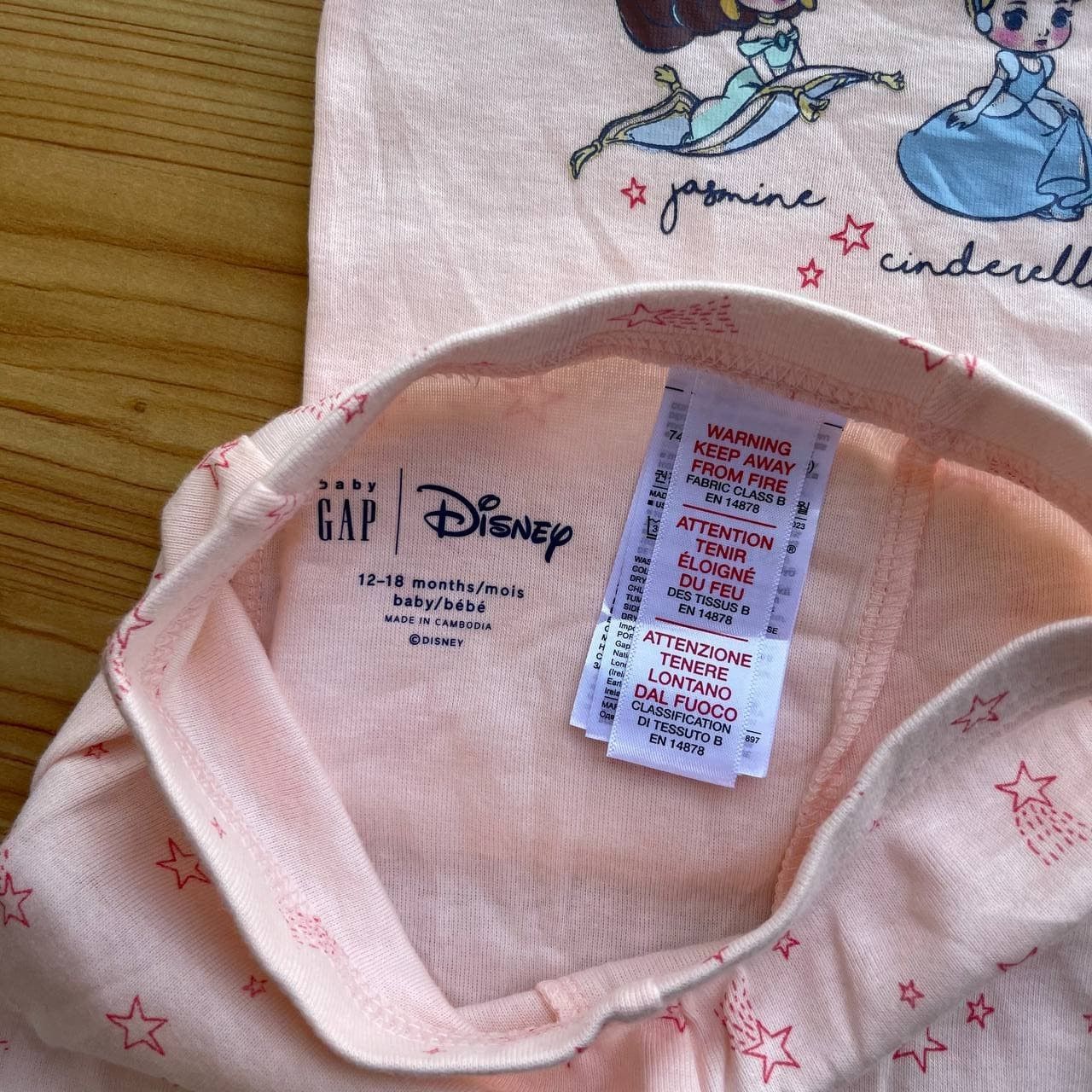 [9-16kgSet Đồ Bộ Đùi Bé Gái Baby GP - Hồng Princesses