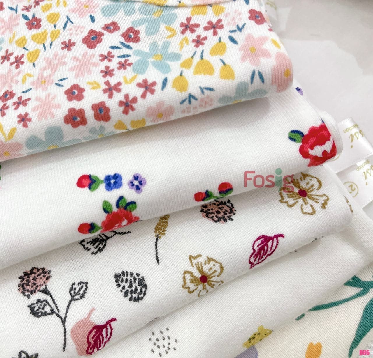 Set Đồ Bộ Đùi Cánh Tiên Bé Gái MS - Hoa Vàng Cam