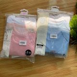  [9-10kg] Set 3 Bodysuit Tay Dài Bé Gái - Hồng Trắng 