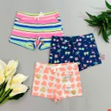  [3m-18m; 4-5T] Set 3 Quần Short Da Cá Bé Gái Cter - Combo ngẫu nhiên 