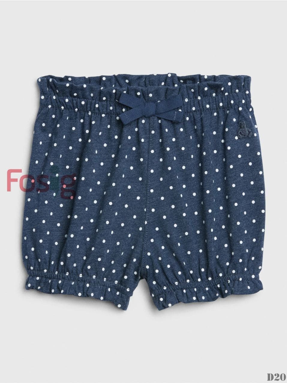  [3m-6m] Quần Bí Bé Gái GP - Navy Chấm 