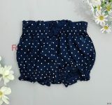  [3m-6m] Quần Bí Bé Gái GP - Navy Chấm 