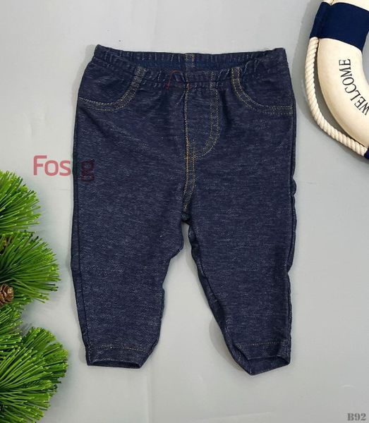  [0-3m] Quần Thun Dài Bé Trai Cter - Navy Jean 