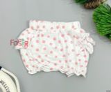  [1m-4m] Quần Short Cotton Bé Gái QSBG - Trắng Chấm Hồng 