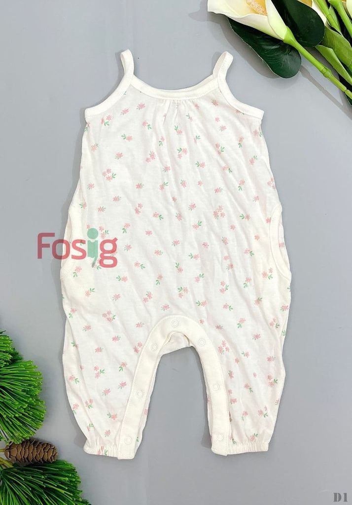  [0-3m] Romper Jumpsuit Bé Gái ON - Trắng Hoa Hồng 