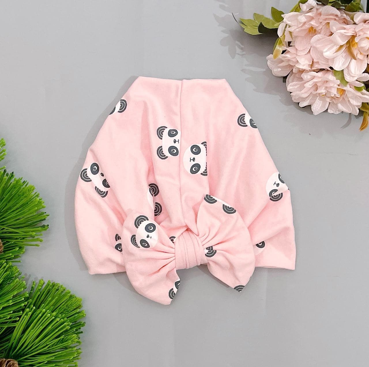 Nón Thun Bé Gái - Hồng Gấu Trúc