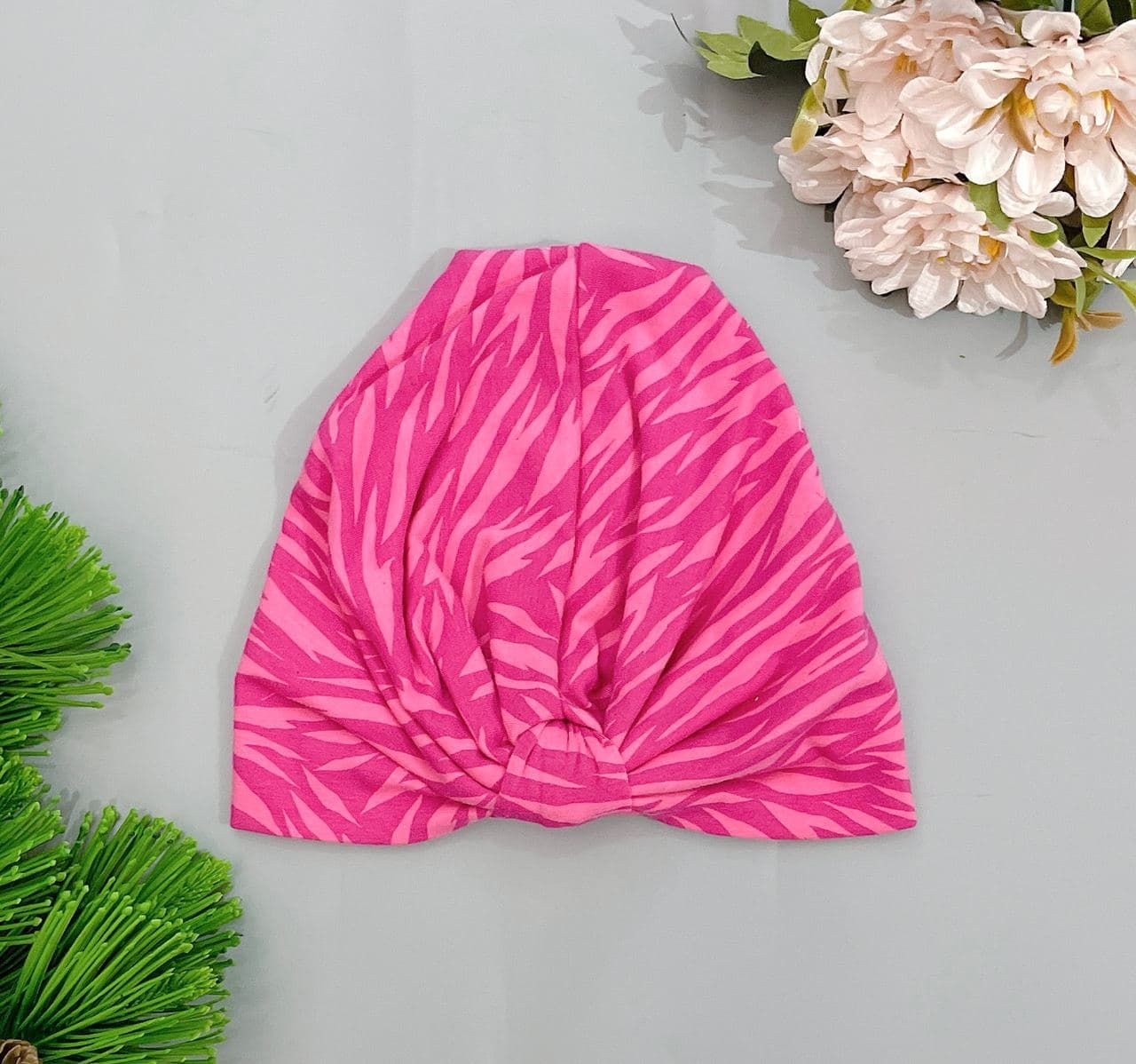 Nón Thun Bé Gái - Hồng Vằn Hồng