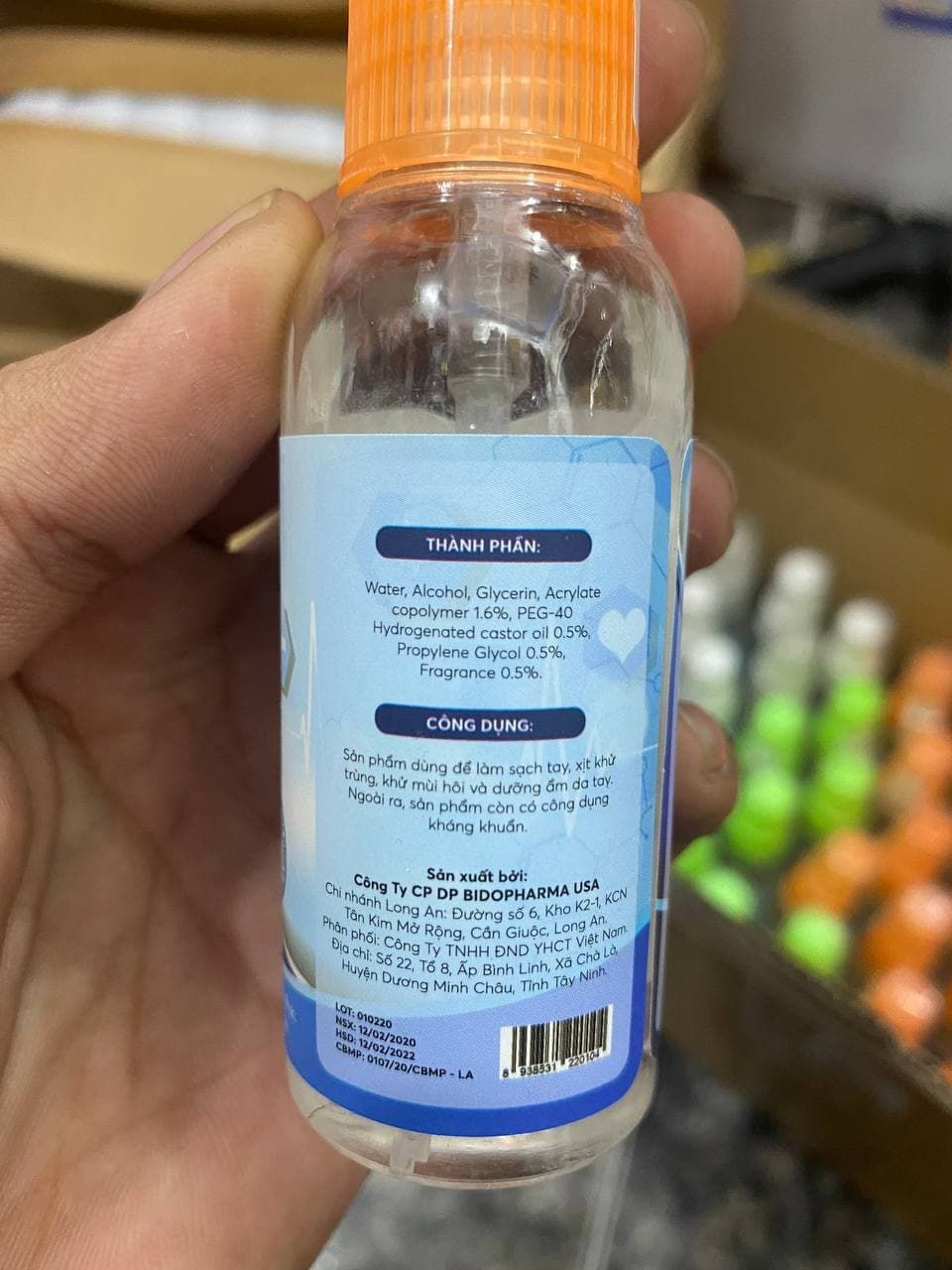 Chai Xịt Khuẩn 50ml Doctor K B CLEAN Hương Dưa Gang