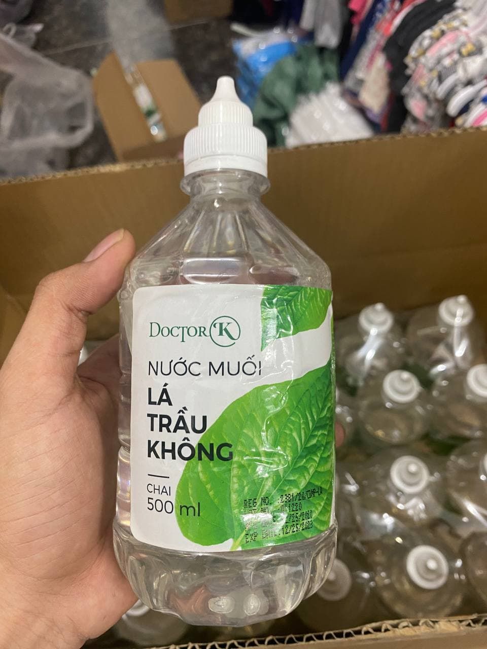 Nước Muối Lá Trầu Không Doctor K Chai 500 ml