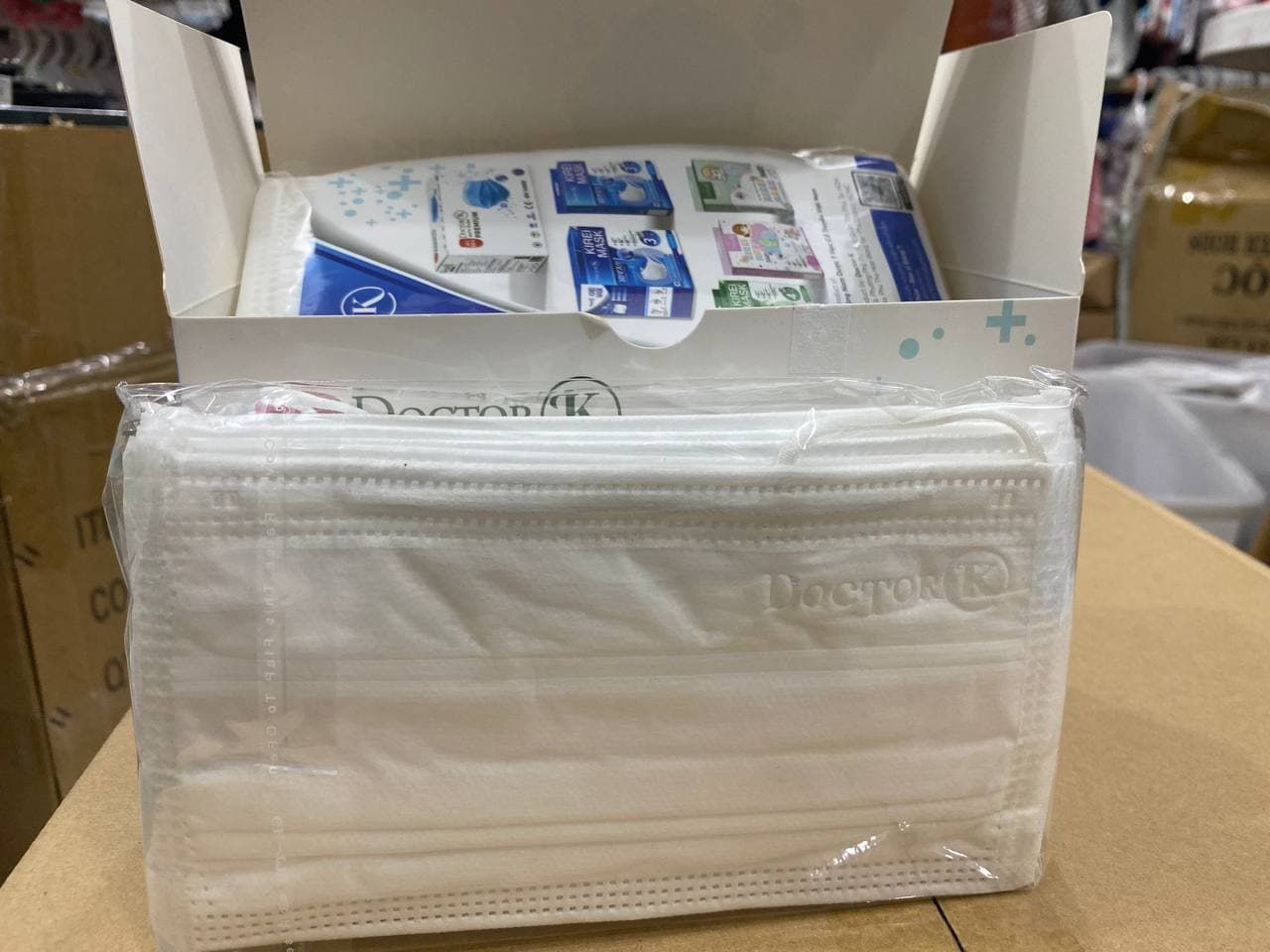 Khẩu Trang Y Tế Doctor K Hộp 50 Cái Màu Trắng ( Hàng chính hãng 100%)