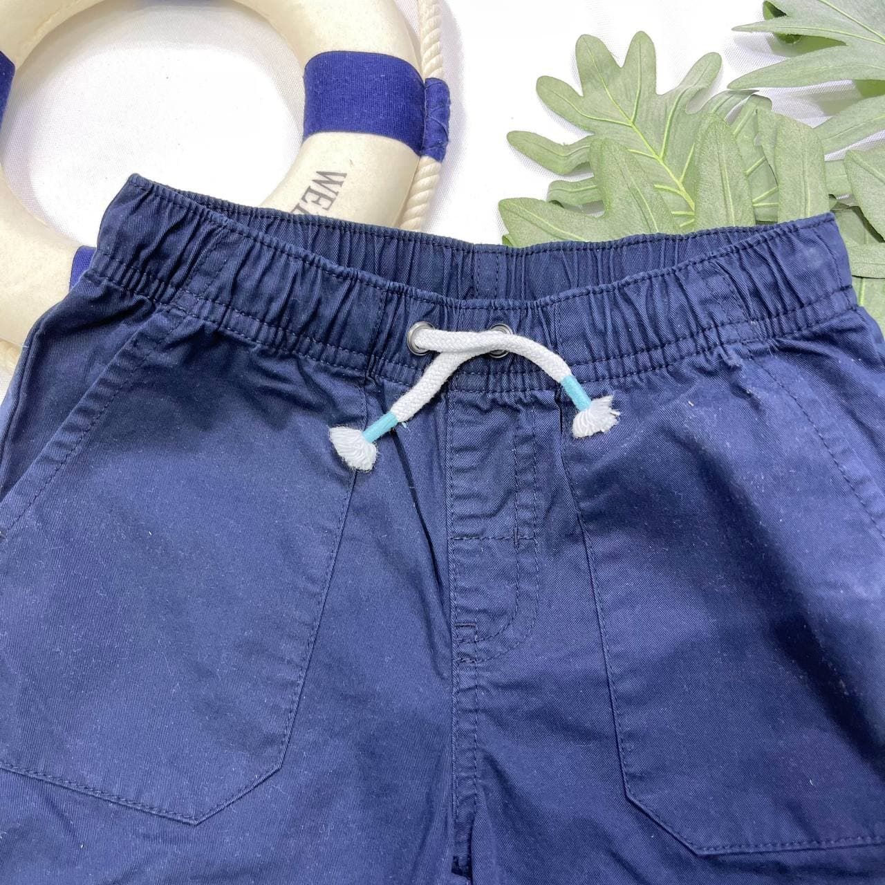  [13-14kg] Quần Short Kaki Cat & Jack Bé Trai - Navy Đậm 