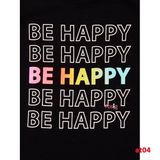  [13-14kg] Áo Thun Tay Ngắn Bé Gái Gara - Đen Be Happy 