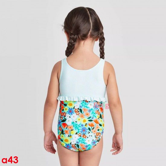  [6-9kg ; 13-15kg] Đồ Bơi Bé Gái CJ - XN Hoa Màu 