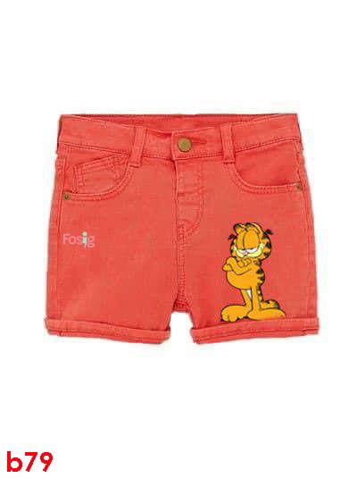  [15-16kg] Quần Short Zra Bé Trai - Đỏ Mèo 