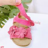  [10.5 cm ; 12,5-13,5cm ; 15,5-18,5cm] Giày Sandal Bé Gái NXT - Hồng Hoa Nxt 