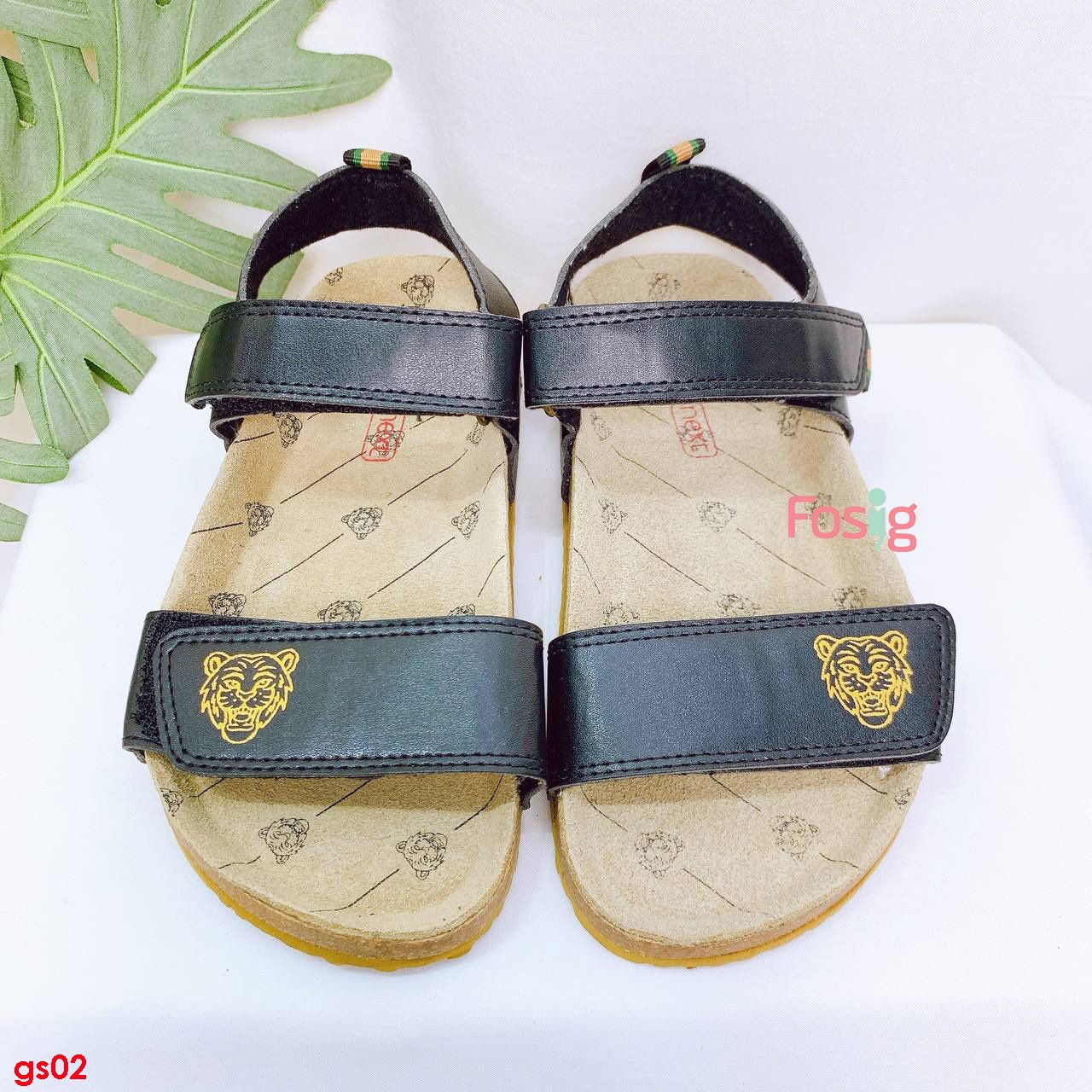  [Eu: 30.5] Giày Sandal Bé Trai Nxt - Đen Hổ 