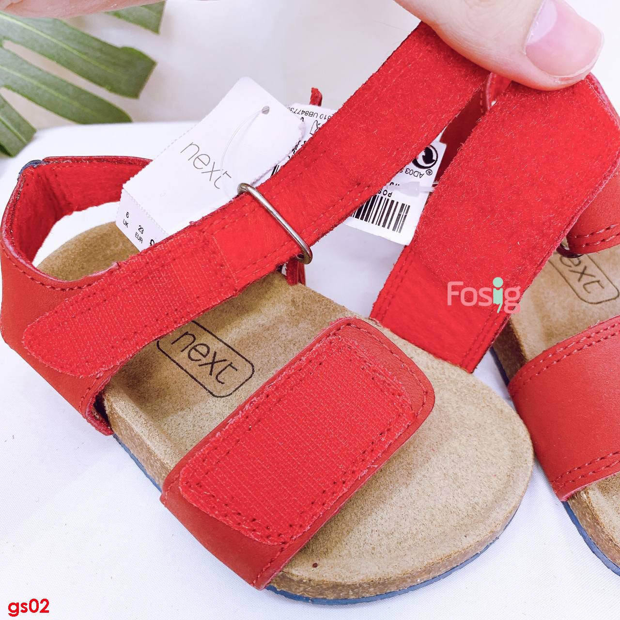  [11.5cm] Giày Sandal Bé Trai NXT - Đỏ Đậm DN 