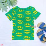  [9-10kg; 16-17kg] Áo Thun Tay Ngắn Bé Trai Zra - Xanh Lá Batman 