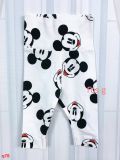  [5-6kg] Quần Thun HM Unisex- Trắng Mickey 