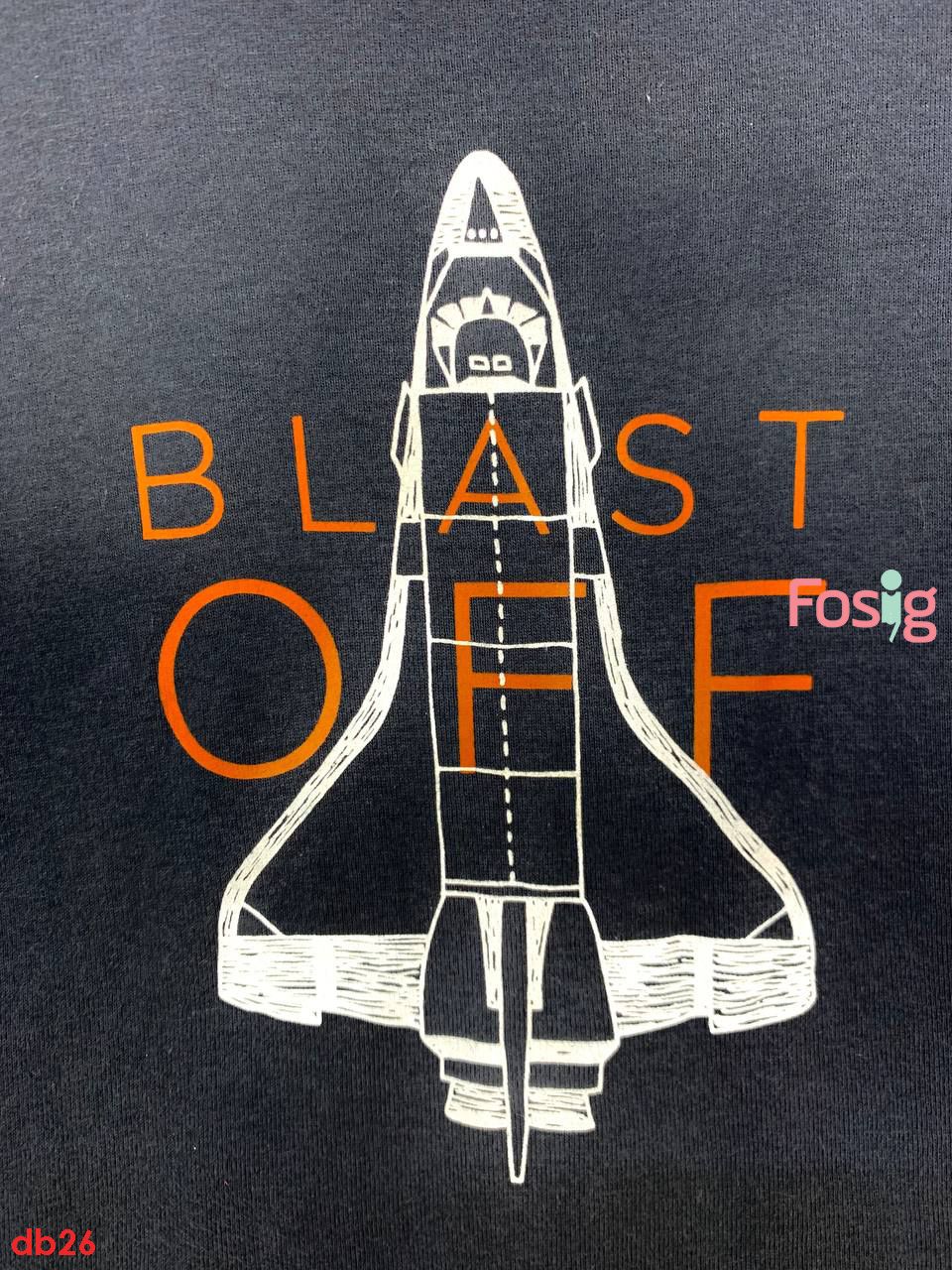  [18-24M] Set Đồ Bộ Dài Bé Trai ON - Đen Blast Off 