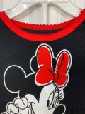  [13-14kg] Set Đồ Bộ Dài Bé Gái - Đen Mickey 